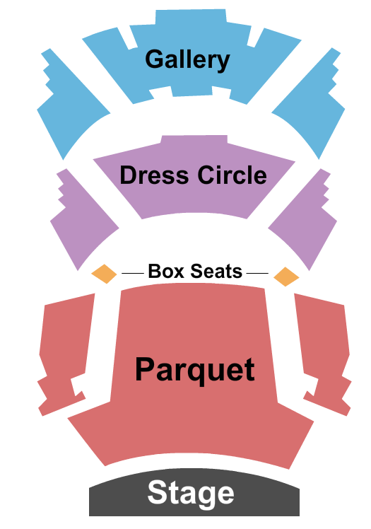 Thalian Hall Hello Dolly Seating Chart